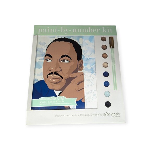 Elle Cree Martin Luther King Jr. Paint-by-Number Kit NIB - Picture 2 of 11